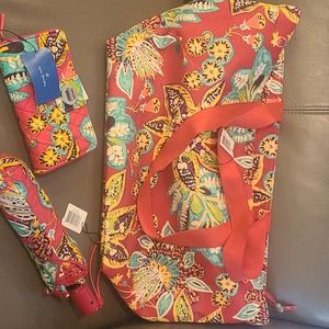 Vera Bradley Red Rumba set NWT